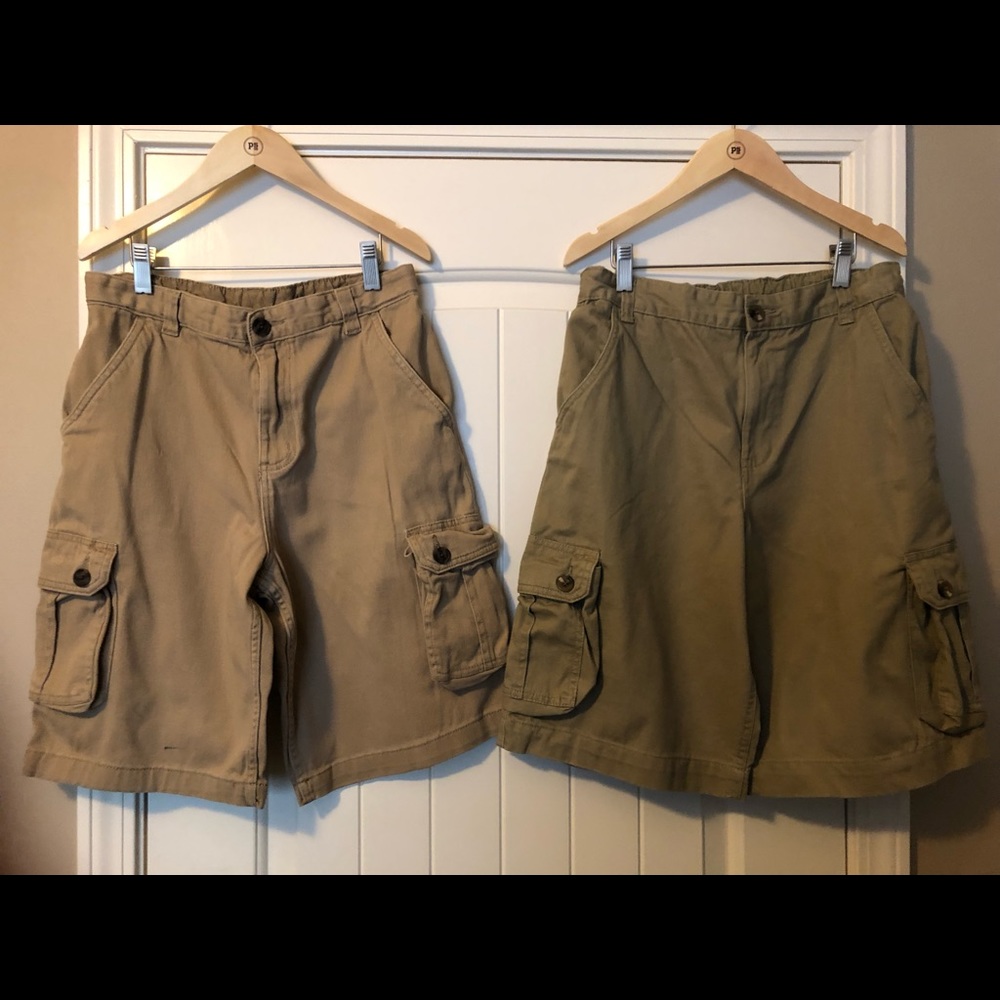 2 pair of boys cargo shorts